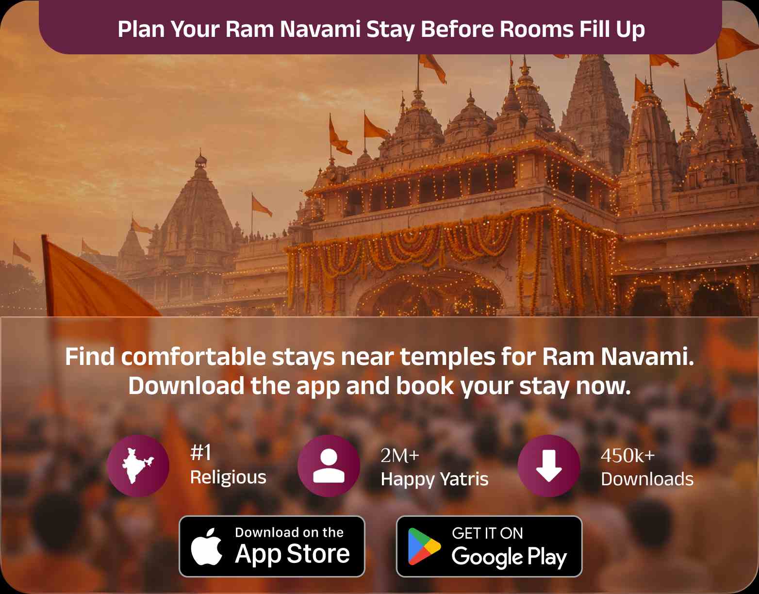 YatraDham App Banner