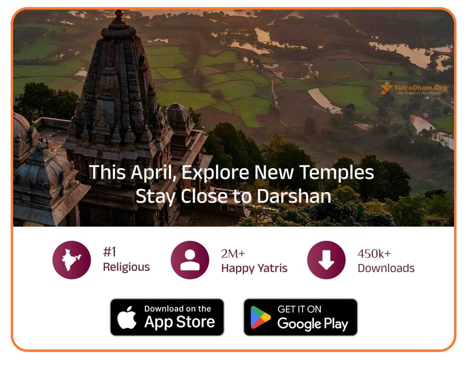 YatraDham App Banner