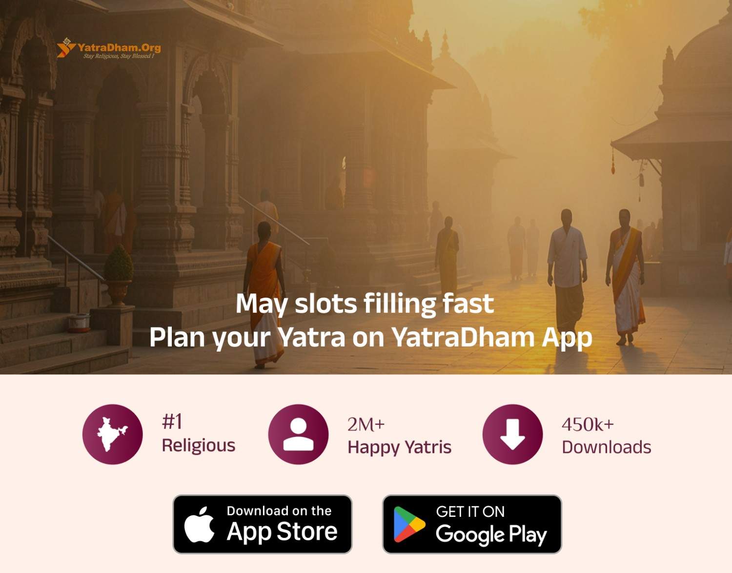 YatraDham App Banner
